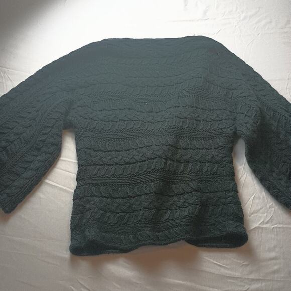 Vintage Chunky Knit City UNLTD Sweater Bell Sleeves Open Knit Womens size Medium - Picture 5 of 5